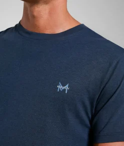 Tops|Graphic T-Shirts | Maven Co-op Word Block Performance T-Shirt Navy Heather