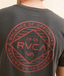 Graphic T-Shirts | RVCA Wordmark T-Shirt Pirate Black