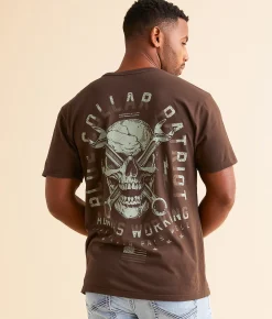 Graphic T-Shirts | Howitzer Working Skull T-Shirt Dematisse