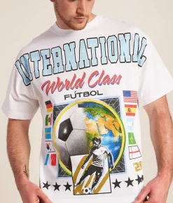 ID Supply Co. World Class Futbol T-Shirt White Discount