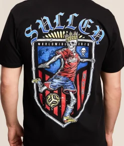 Tops|Graphic T-Shirts | Sullen World Cup T-Shirt Jet Black