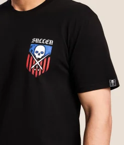 Tops|Graphic T-Shirts | Sullen World Cup T-Shirt Jet Black