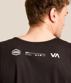 RVCA World Hex Sport Tank Top Black Discount