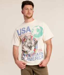 ID Supply Co. World Soccer T-Shirt Cream Online