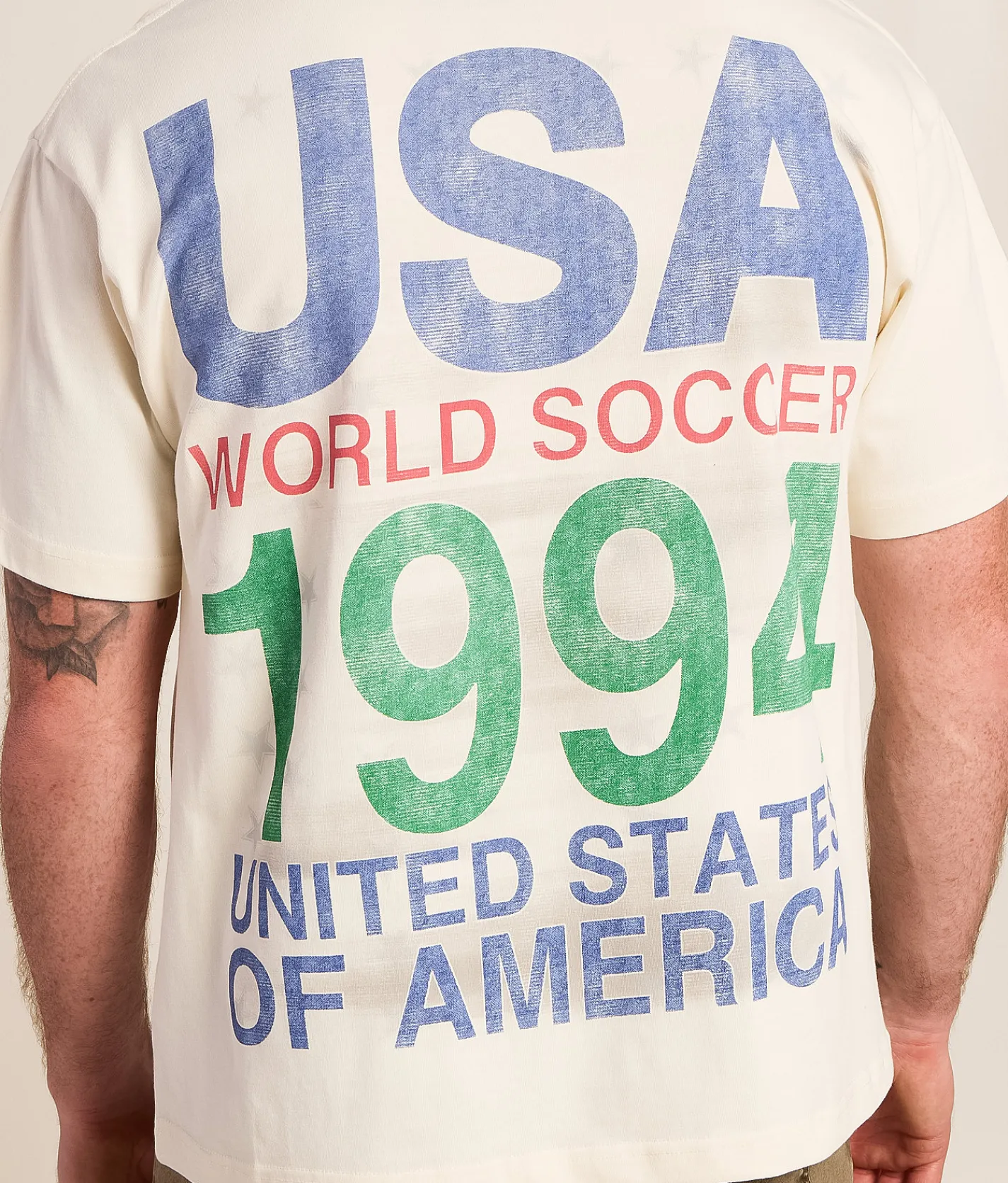 ID Supply Co. World Soccer T-Shirt Cream Online