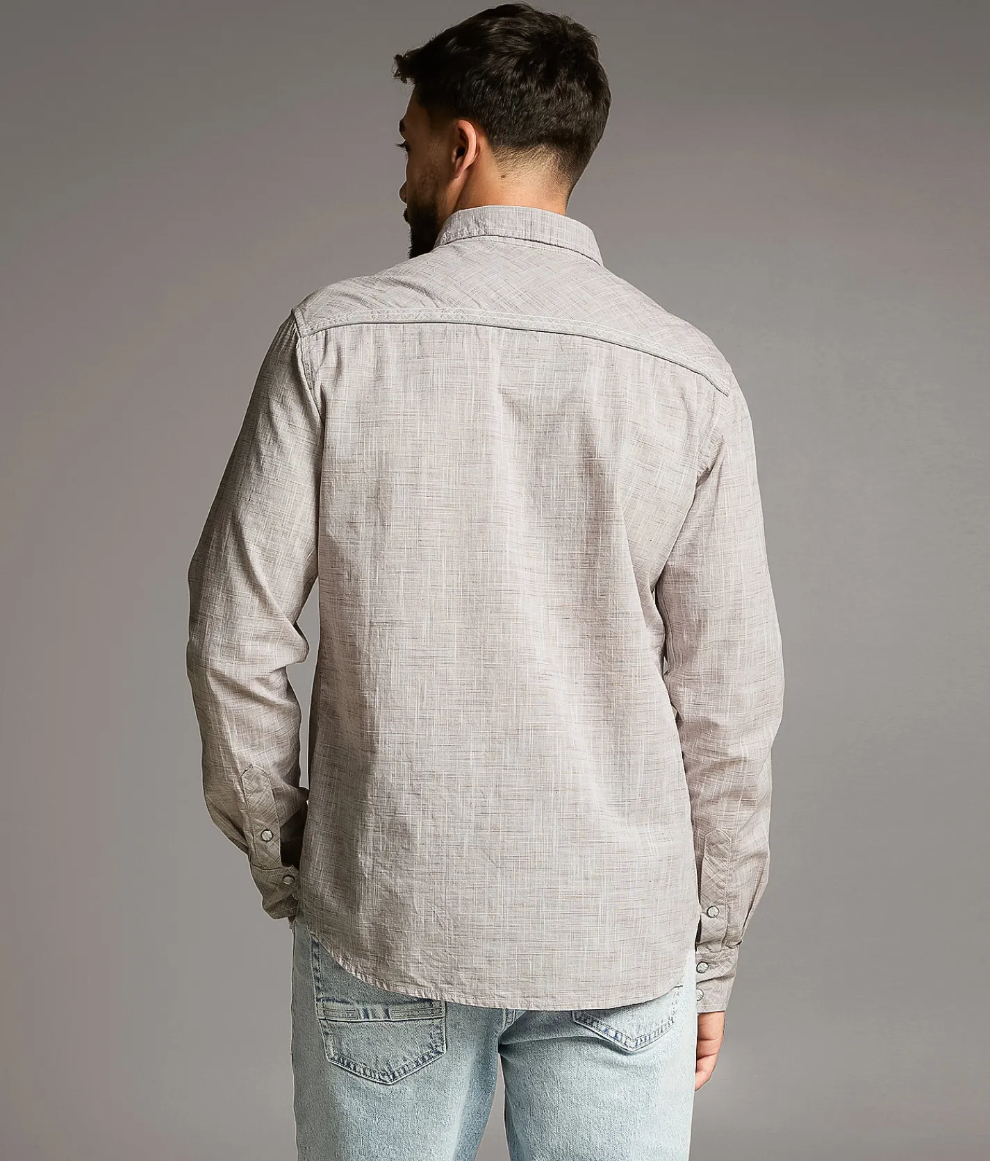 Tops | BKE Woven Athletic Shirt Brown White