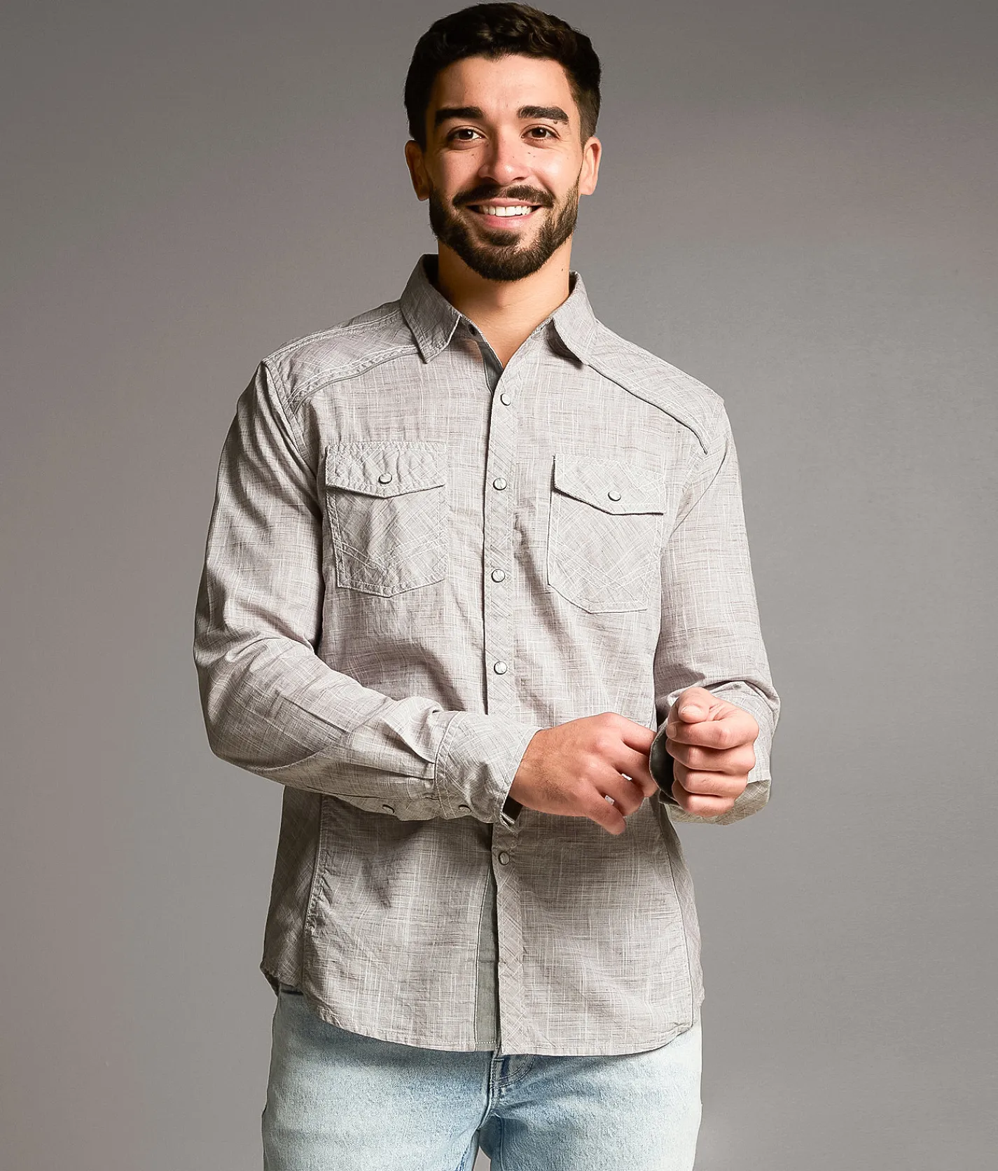 Tops | BKE Woven Athletic Shirt Brown White