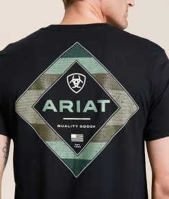 Ariat Woven Sol T-Shirt Black Discount
