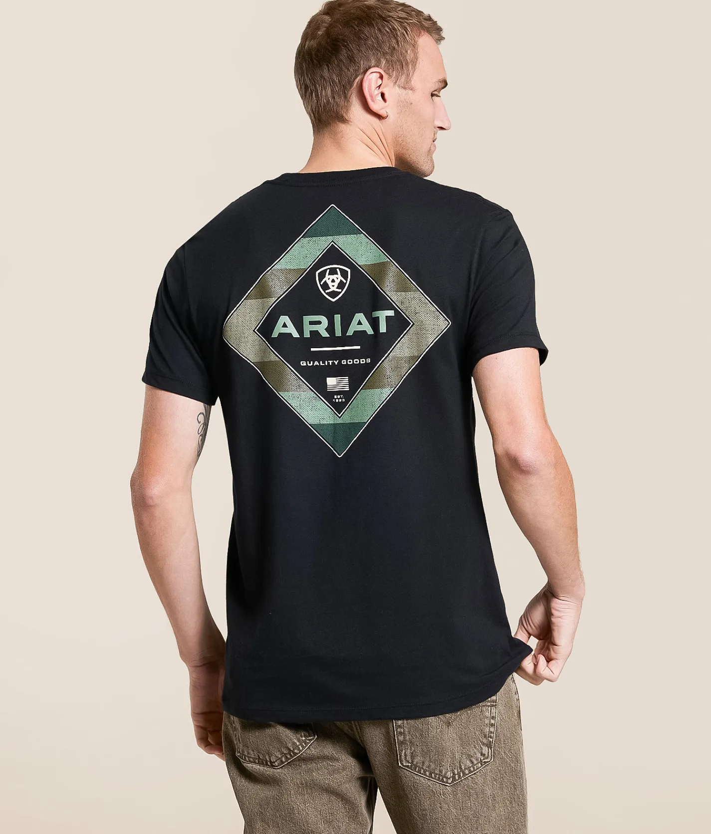Ariat Woven Sol T-Shirt Black Discount