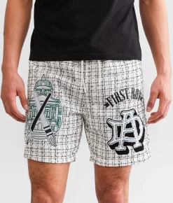 First Row® Woven Twill Short White Discount