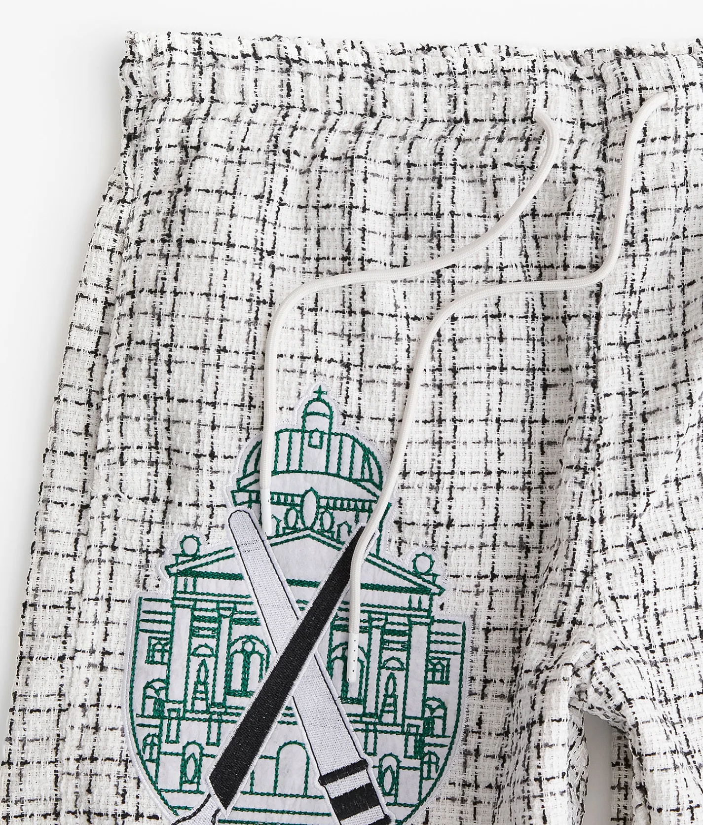 First Row® Woven Twill Short White Discount