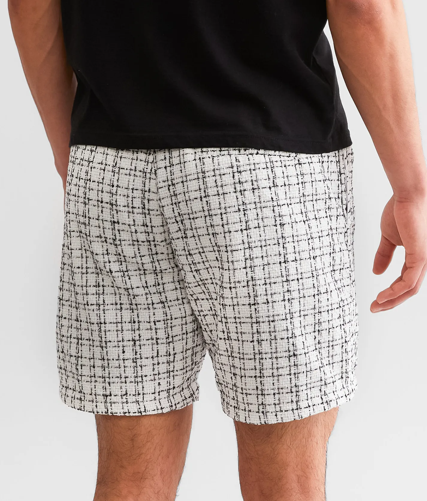 First Row® Woven Twill Short White Discount