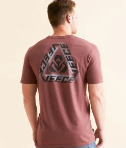 Veece Wrapped Up T-Shirt Merlot Outlet