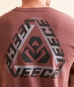 Veece Wrapped Up T-Shirt Merlot Outlet