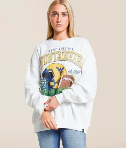 Tops | Gameday SOCIAL® WV Mountaineers Pullover White