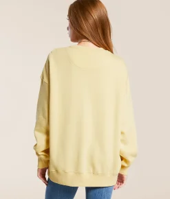Gameday SOCIAL® WV Mountaineers Pullover Pale Yellow Online