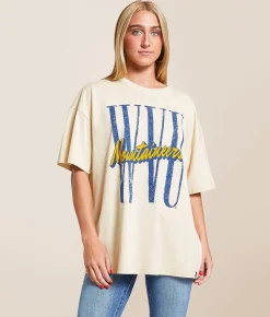 Tops | Gameday SOCIAL® WVU Moutaineers T-Shirt Oatmeal