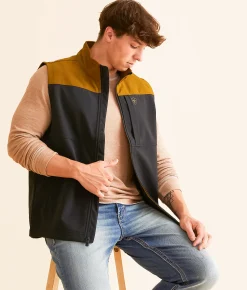 Coats & Jackets | Ariat Wyatt Softshell Vest Chestnut Horse Black