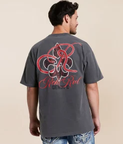 Rock Revival Wyatt T-Shirt Onyx Pigment