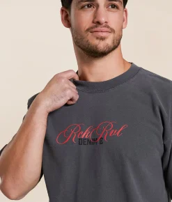 Rock Revival Wyatt T-Shirt Onyx Pigment