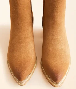 Naughty Monkey Wylie Leather Ankle Boot Tan Online