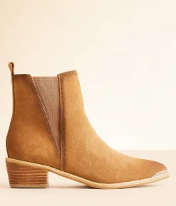 Naughty Monkey Wylie Leather Ankle Boot Tan Online