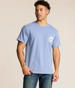 Old Row 4x4 Dogs T-Shirt Washed Denim Hot