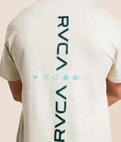 Tops|Graphic T-Shirts | RVCA 2X Icons T-Shirt Dark Khaki