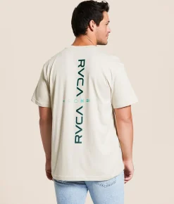 Tops|Graphic T-Shirts | RVCA 2X Icons T-Shirt Dark Khaki