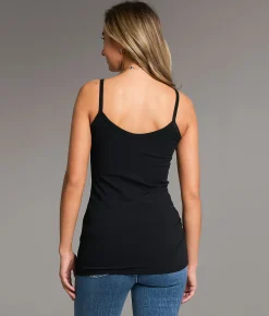 Tops | BKE core X-Long Two Way Tank Top Black