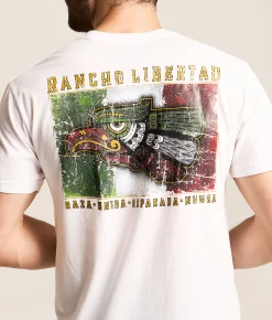 Freedom Ranch Xochil Bird T-Shirt White Hot