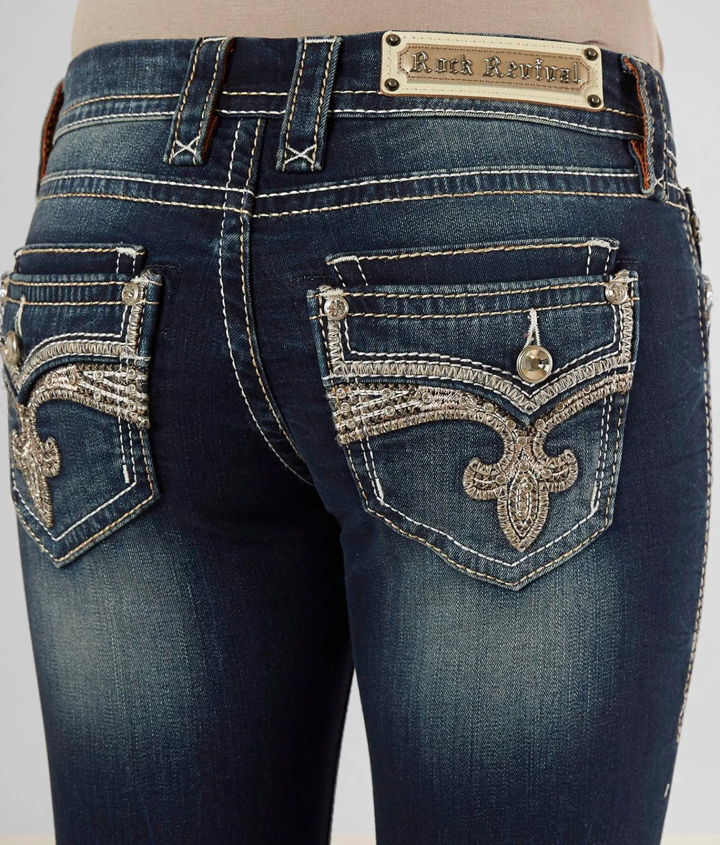 Jeans|Bottoms | Rock Revival Yara Cuffed Stretch Capri Jean Yara C400