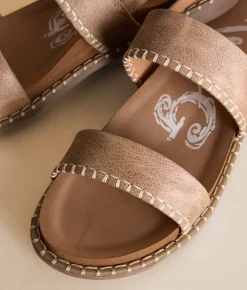 Very G Yara Embroidered Sandal Brown Discount