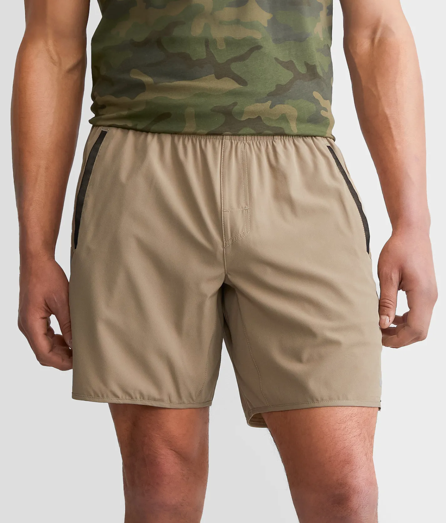RVCA Yogger Active Stretch Short Pine Grey Sale