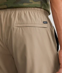 RVCA Yogger Active Stretch Short Pine Grey Sale