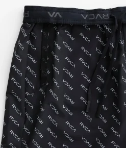 Bottoms|Activewear | RVCA Yogger Active Stretch Short RVCA Monogram