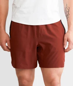 RVCA Yogger Control Active Short Red Brick Online