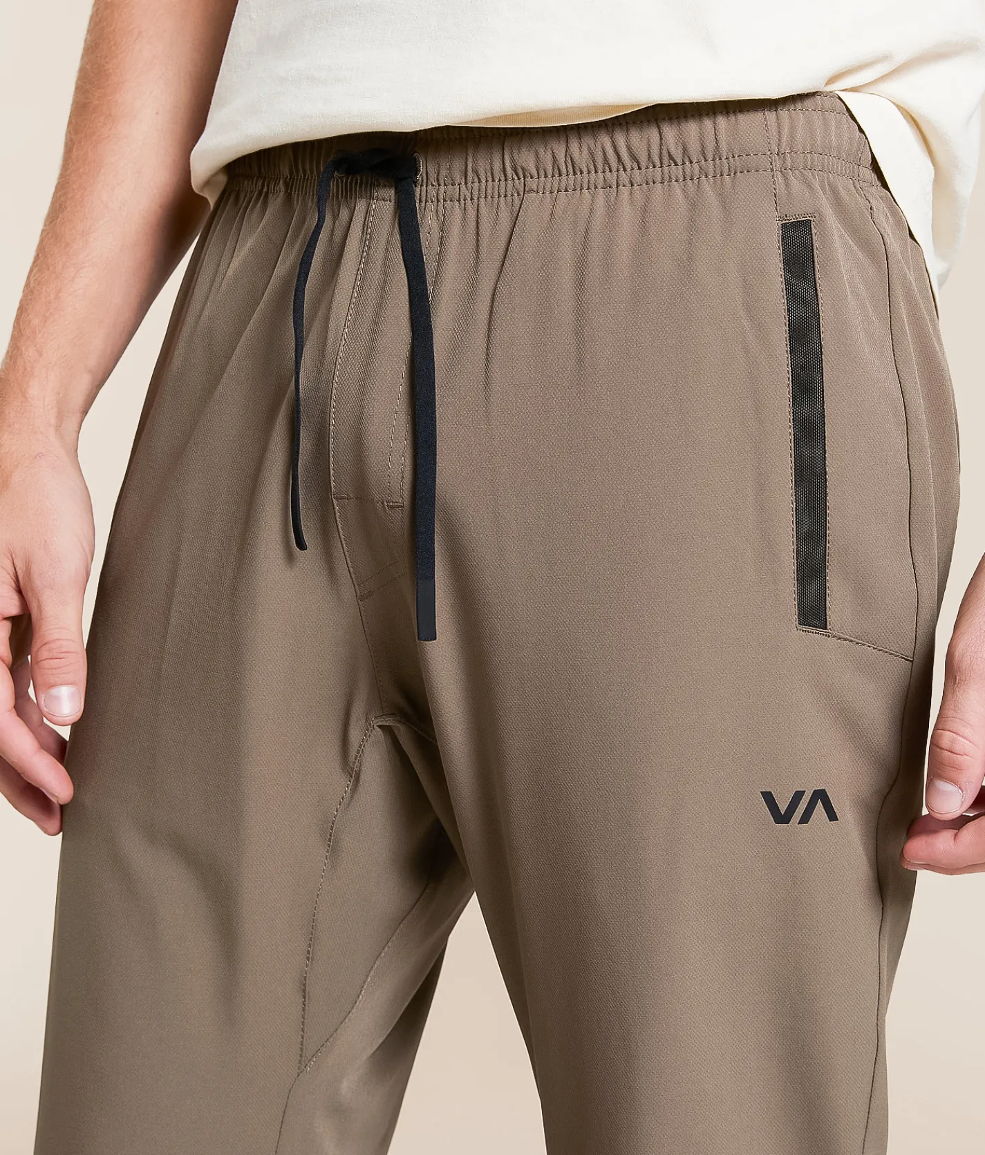 RVCA Yogger II Stretch Jogger Mushroom Best
