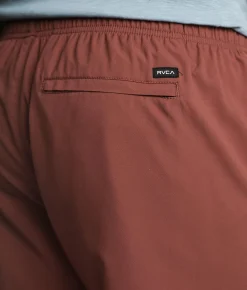Bottoms|Activewear | RVCA Yogger IV Active Short Tobacco