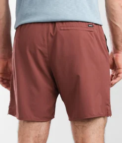 Bottoms|Activewear | RVCA Yogger IV Active Short Tobacco