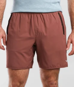 Bottoms|Activewear | RVCA Yogger IV Active Short Tobacco