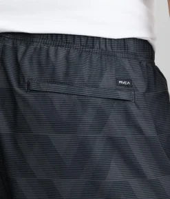 RVCA Yogger IV Active Short Black Blur Discount