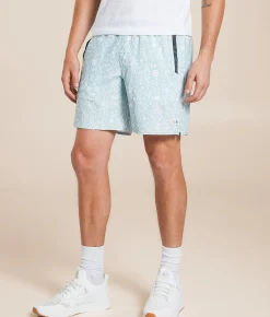Bottoms|Activewear | RVCA Yogger Rich Jacobs Stretch Short Blue Haze