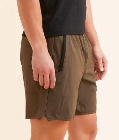 Bottoms|Activewear | RVCA Yogger Stretch Short Mocha