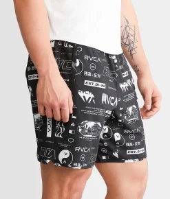 RVCA Yogger Stretch Short All Brand All Over Best