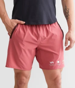 Bottoms|Activewear | RVCA Yogger Stretch Short Wild Ginger