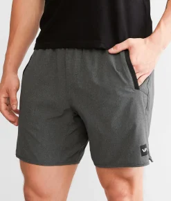 Bottoms|Activewear | RVCA Yogger Stretch Short Charcoal Heather