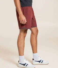 RVCA Yogger Stretch Short Red Earth Sale