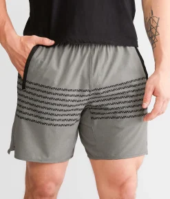 Bottoms|Activewear | RVCA Yogger Stretch Short Heather Grey VA Band