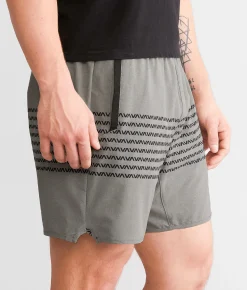 Bottoms|Activewear | RVCA Yogger Stretch Short Heather Grey VA Band